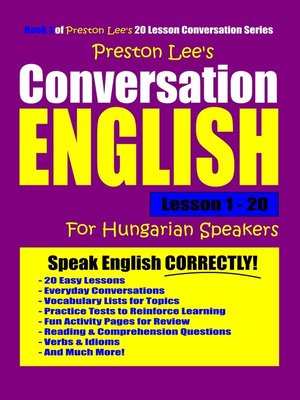 Preston Lee's Conversation English For Arabic Speakers Lesson 1